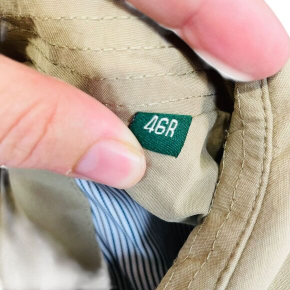 Lauren Ralph Lauren | Tan Single Breasted Classic Trench Coat 46R | EUC - Picture 12 of 14